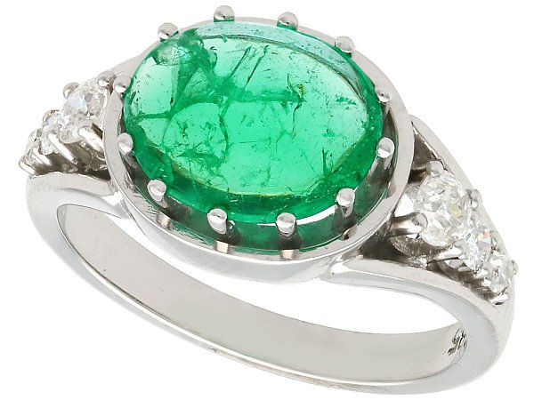 antique emerald men's rings