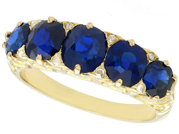 Top Sapphire Ring Designs with Yellow Gold