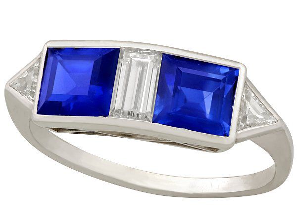 Sapphire Engagement Rings with Diamonds