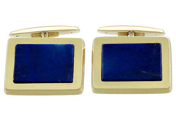 lapis lazuli cufflinks