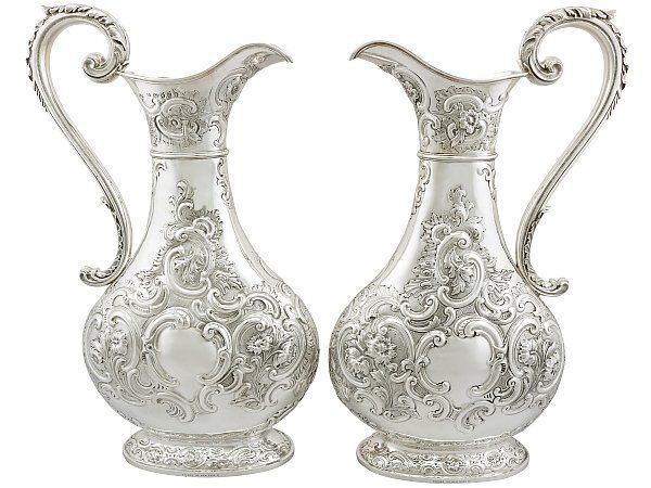 antique victorian jugs
