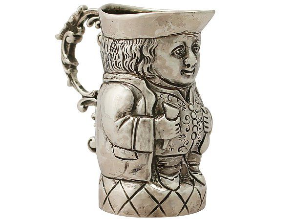 antique silver jug
