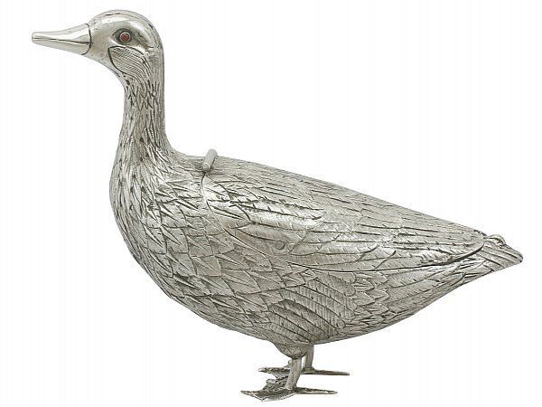 silver duck sugar box