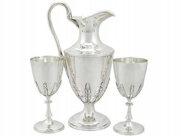 Vintage silver goblets