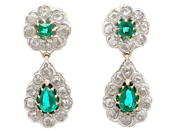 emerald earrings for new year
