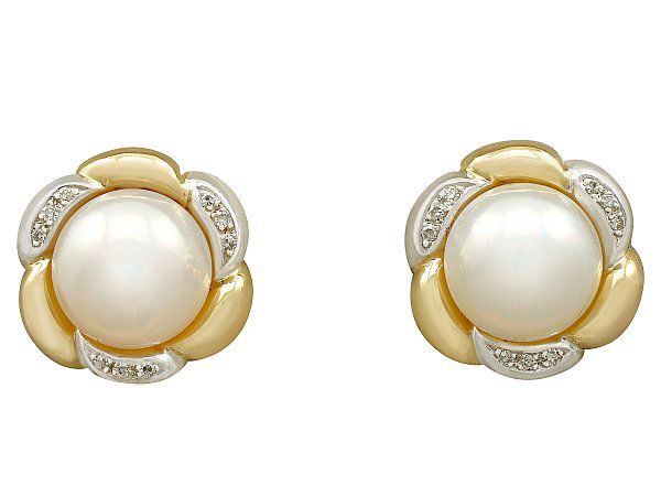 Mabe Pearl Earrings