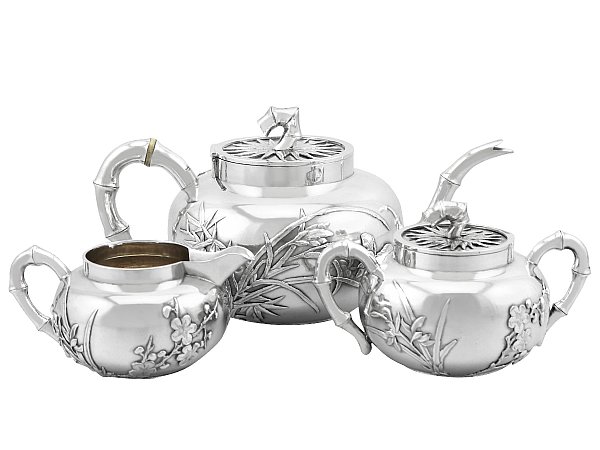 Three Piece Silver Tea Set