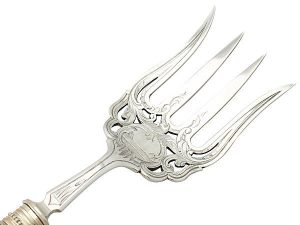 sterling silver fish servers