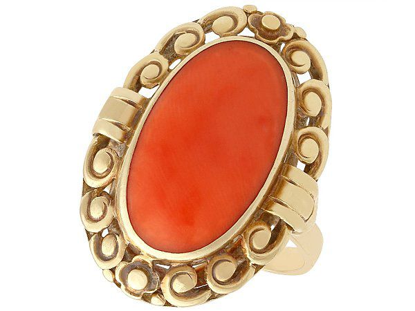 Coral Dress Ring