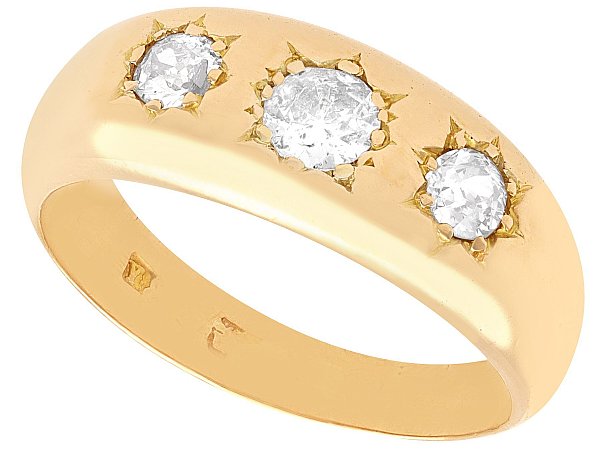 Chunky Metal Engagement Ring