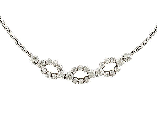 Diamond Necklace for Strapless Neckline
