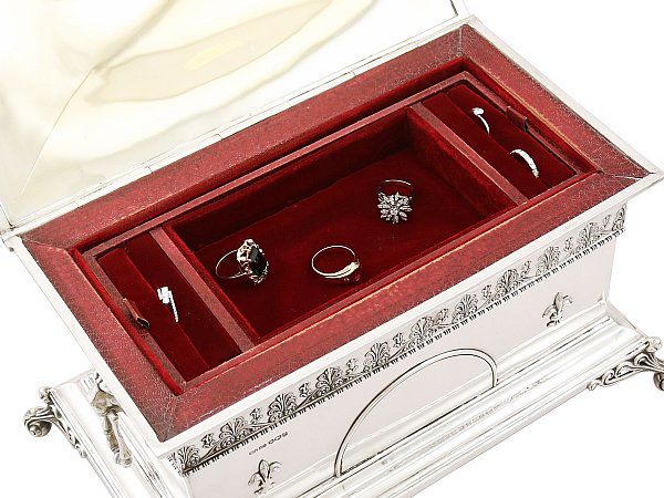 Jewellery Box in Silver
