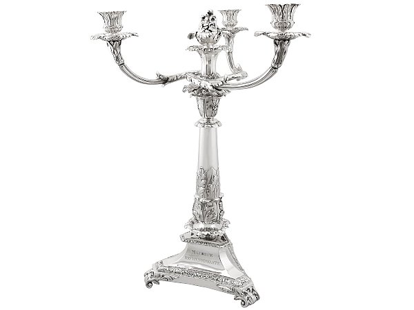 Silver Candle Holders for Fireplaces
