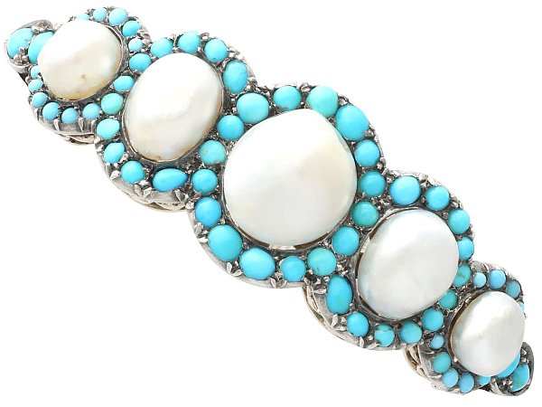 Pearl and Turquoise Bracelet