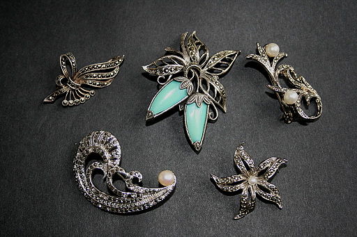 Collection of Marcasite jewellery