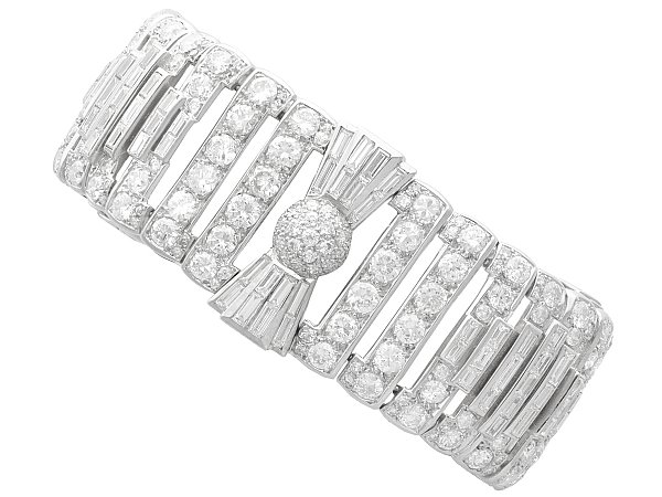 wedding diamond bracelet art deco
