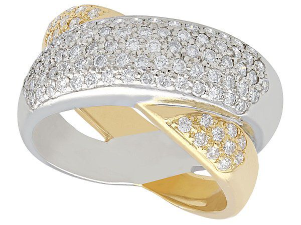 Criss Cross Open Ring: 18k Gold Plated – Dorada Jewellery