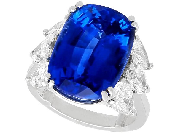 blue sapphire dress ring