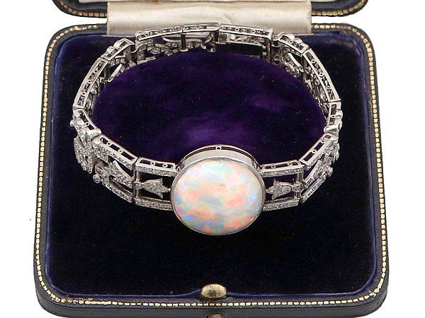 fine opal bracelet antique
