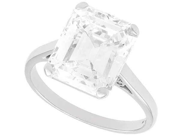 expensive emerald cut diamond ring 