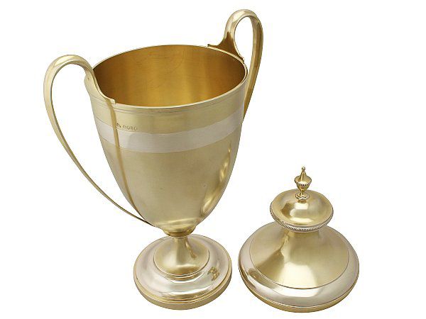 Gilt Cup and Cover