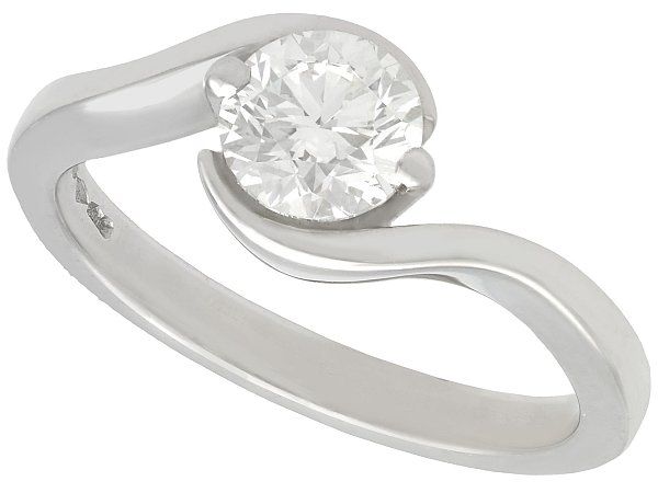 solitaire twist ring 