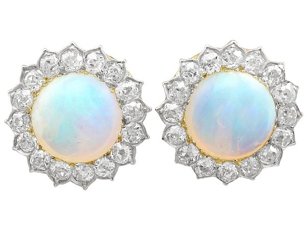 Victorian opal earrings 