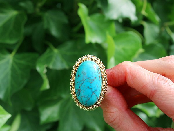 Turquoise ring for her