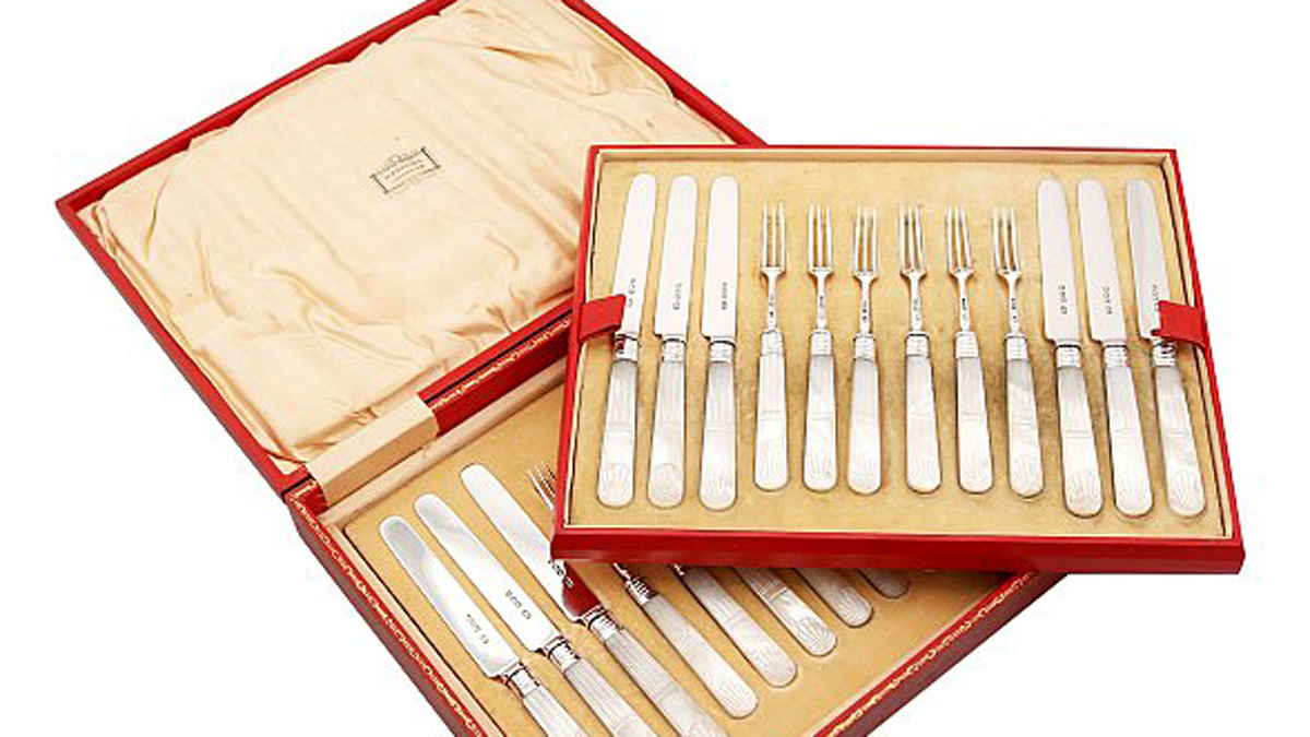 Victorian Table Etiquette AC Silver