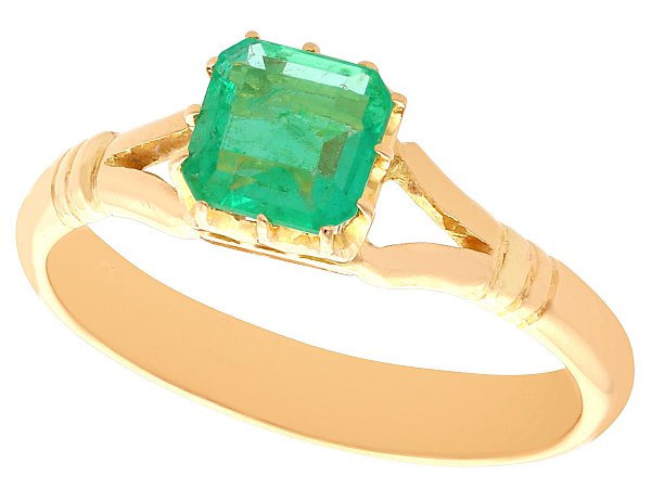emerald birthstone ring