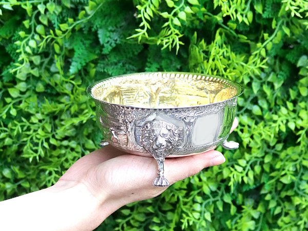 silver gilt bowl