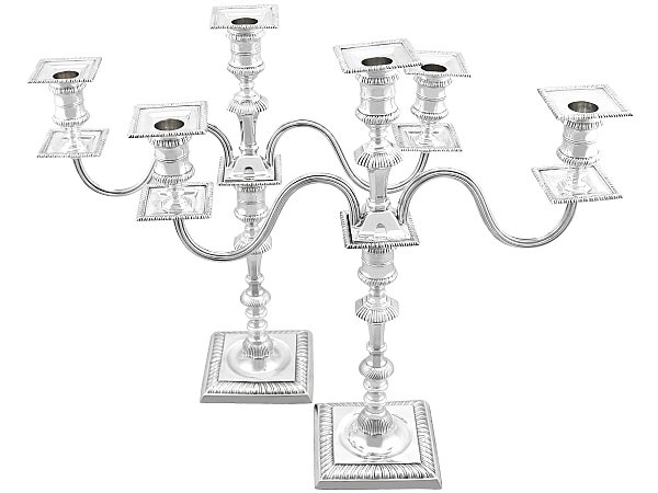 sterling silver candelabra designs
