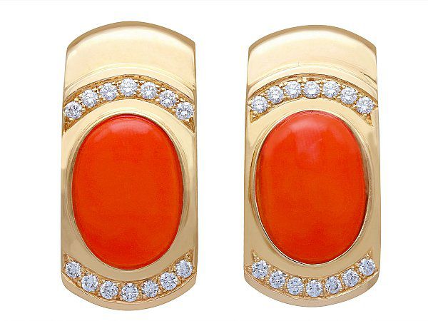 1970s gemstone earrings