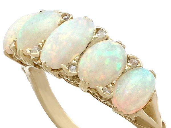19th Century Opal Gold Engagement Ring