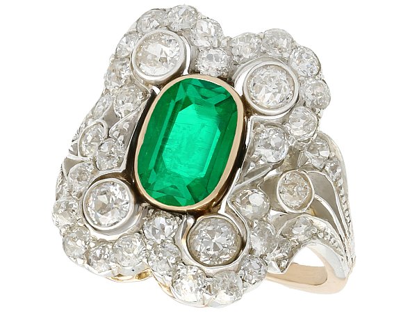 17th century emerald engagement ring