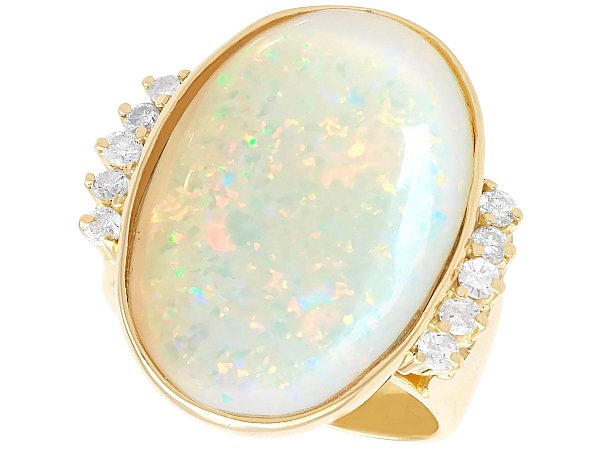 Opal gold clearance rings for sale