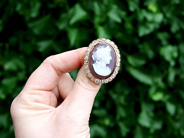 Trendy Cameo Brooches