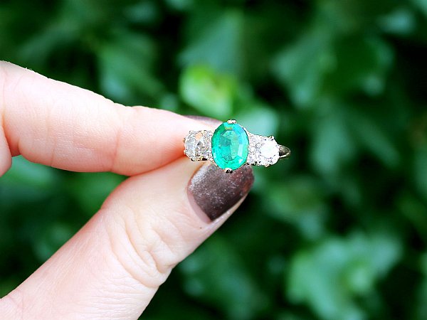 Emerald Engagement Ring for Sale