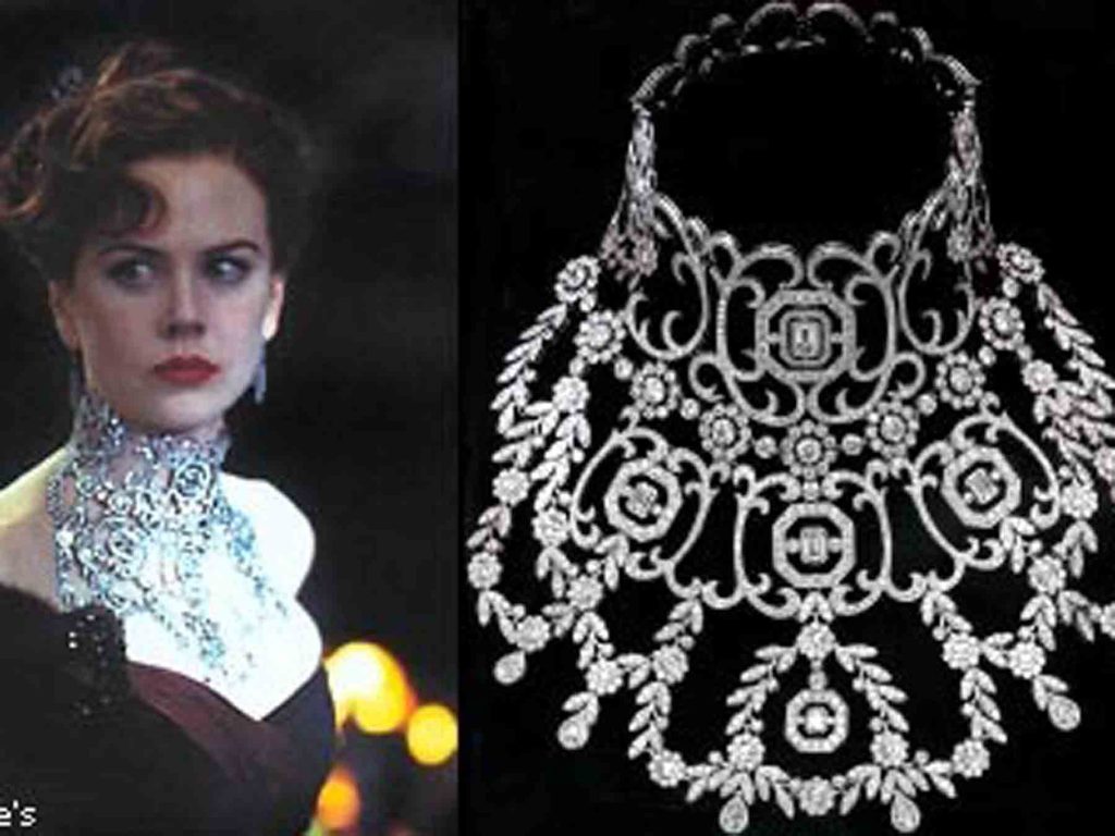 Satine’s diamond necklace in Moulin Rouge