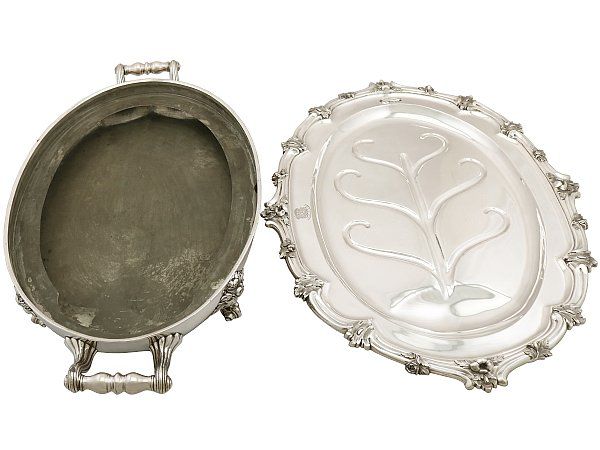 valuable antique silver tray