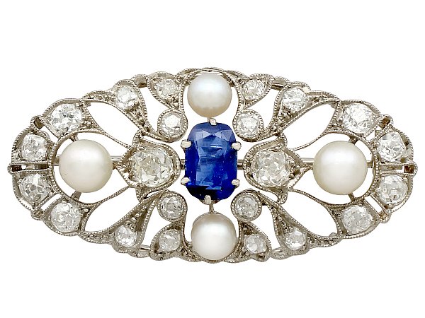 sapphire brooches