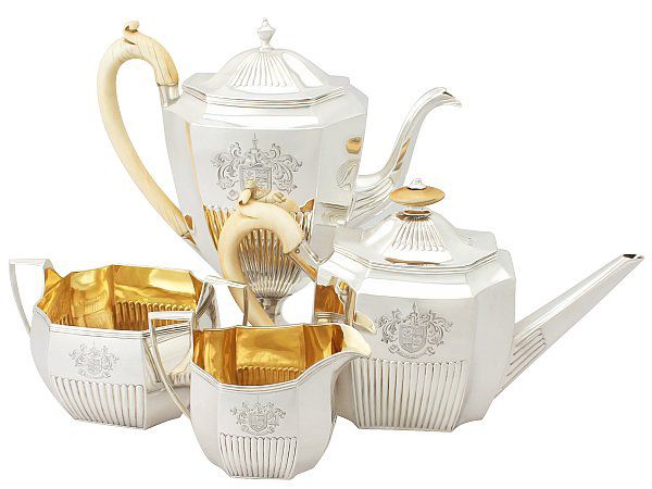 silver tea set