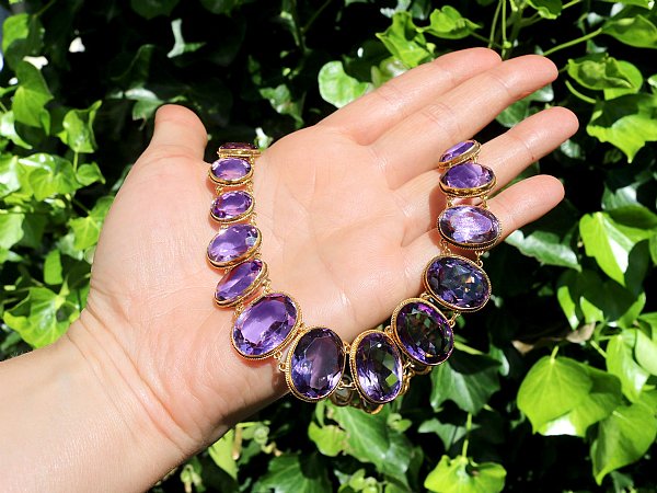 Amethyst Jewellery to Wear with Grey Hair