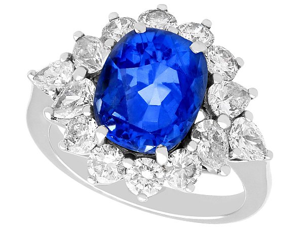 Princess Diana Style Vintage Engagement Ring