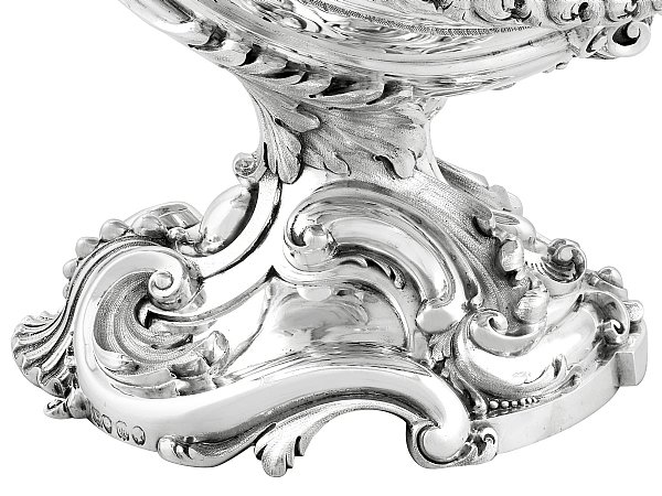 cast silver barware