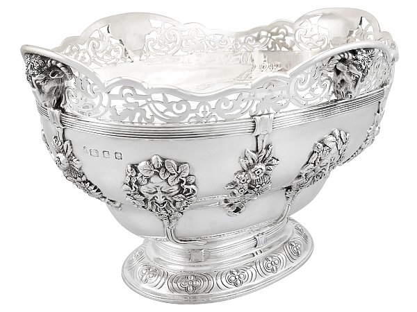 cast silver bowl