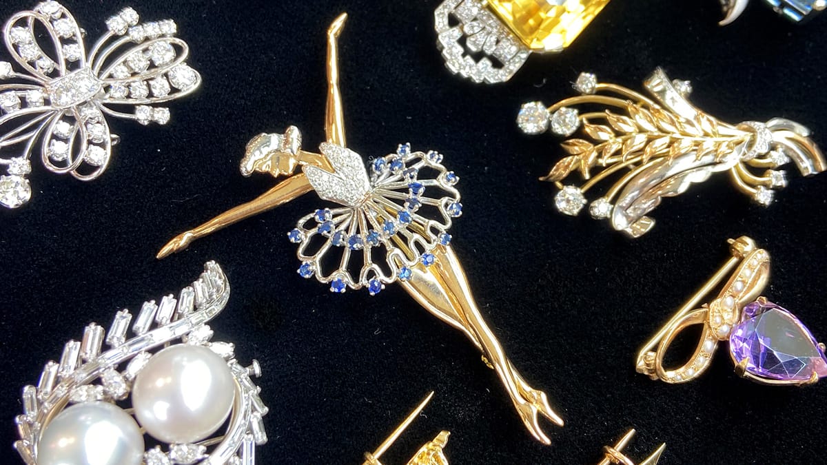Modern Takes on Traditional Diamond Brooches