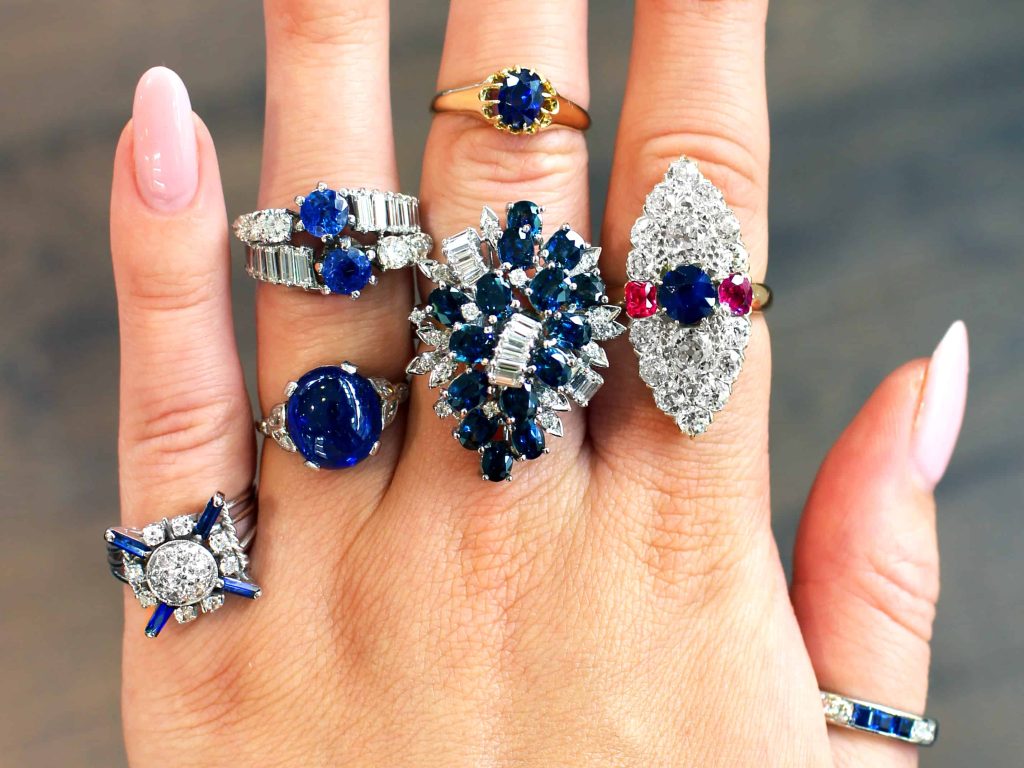 Sapphire Celebrity Engagement Rings