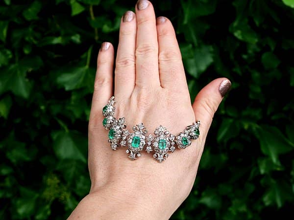 Emerald Bridal Necklace