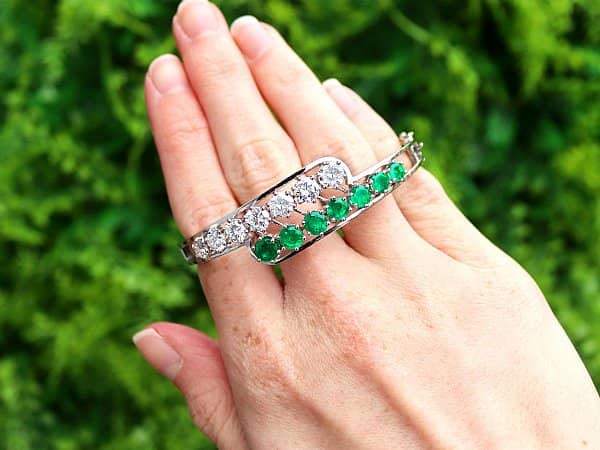 Emerald Bridal Bracelets